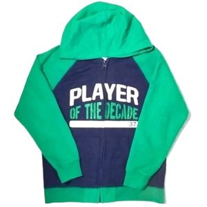 Toughskins Zip-Up Hooded Sweat Jacket 7 Large Boys